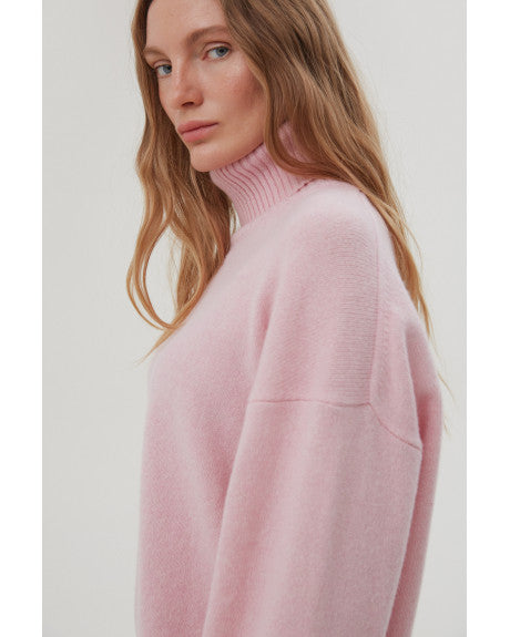 Loose-fitting sweater (rose)