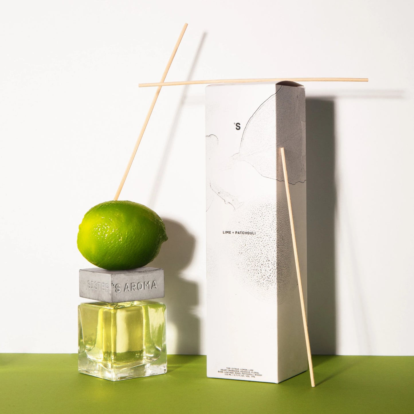 HOME FRAGRANCE | LIME + PATCHOULI