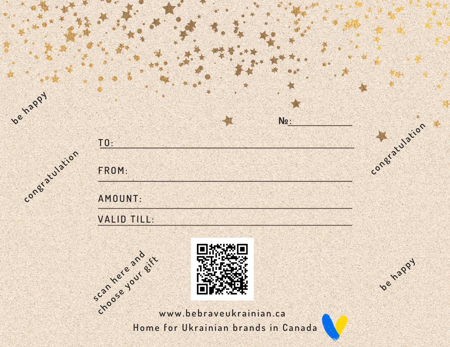 Gift certificate