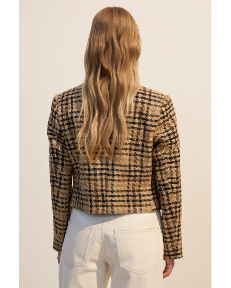 Classic tweed jacket ( brown)