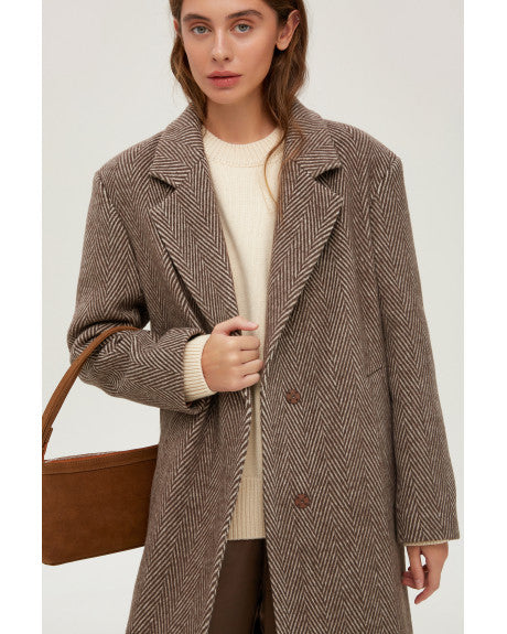 Maxi coat (brown)