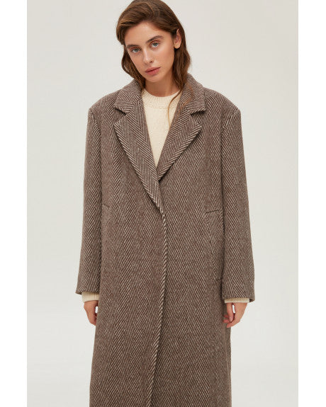 Maxi coat (brown)