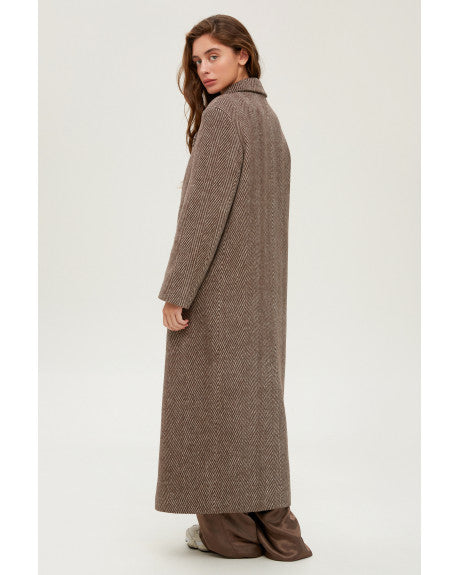 Maxi coat (brown)
