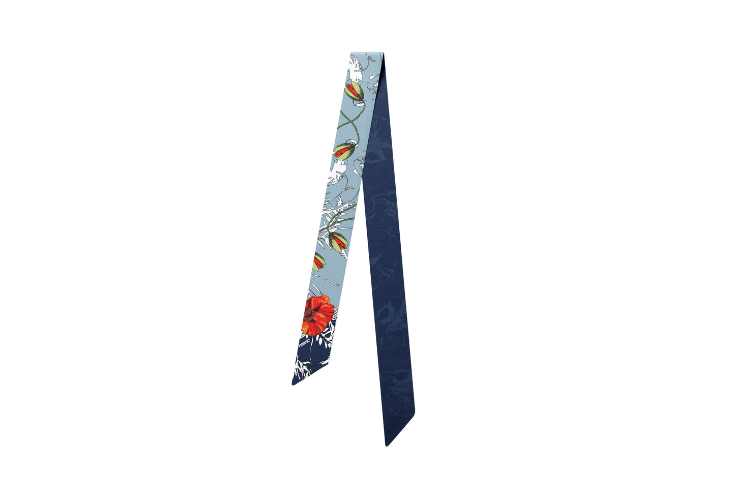Silk twill "Poppy Flower"
