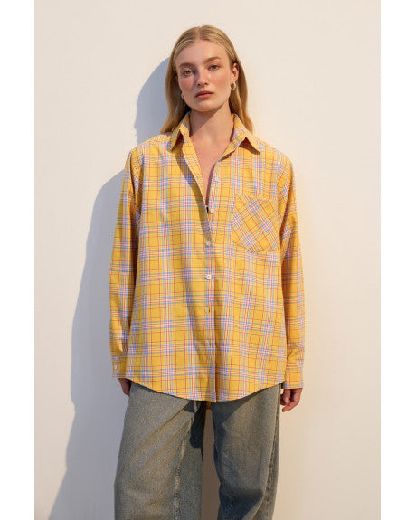 Shirt (yellow and blue)
