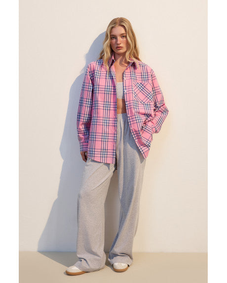 Shirt (pink blue)