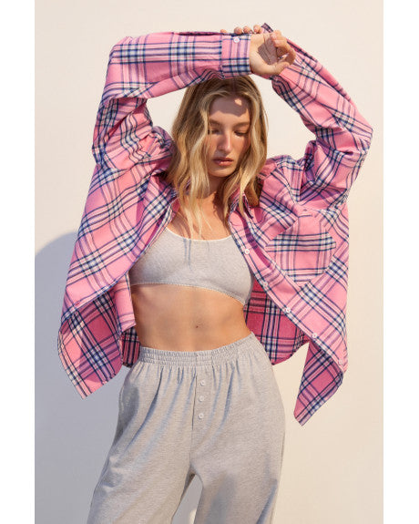 Shirt (pink blue)