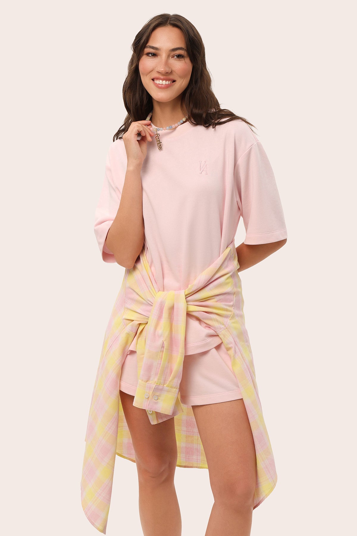 Pink Oversized Shirt