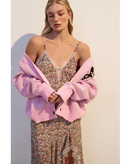 Cardigan UA pink