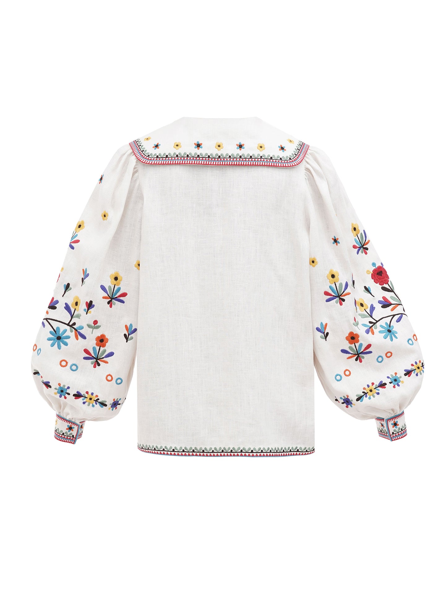 Embroidered linen shirt with yavorivsky ornament Yavir