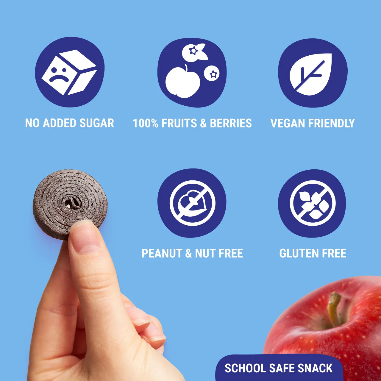 APPLE-BLUEBERRY FRUIT ROLLS
