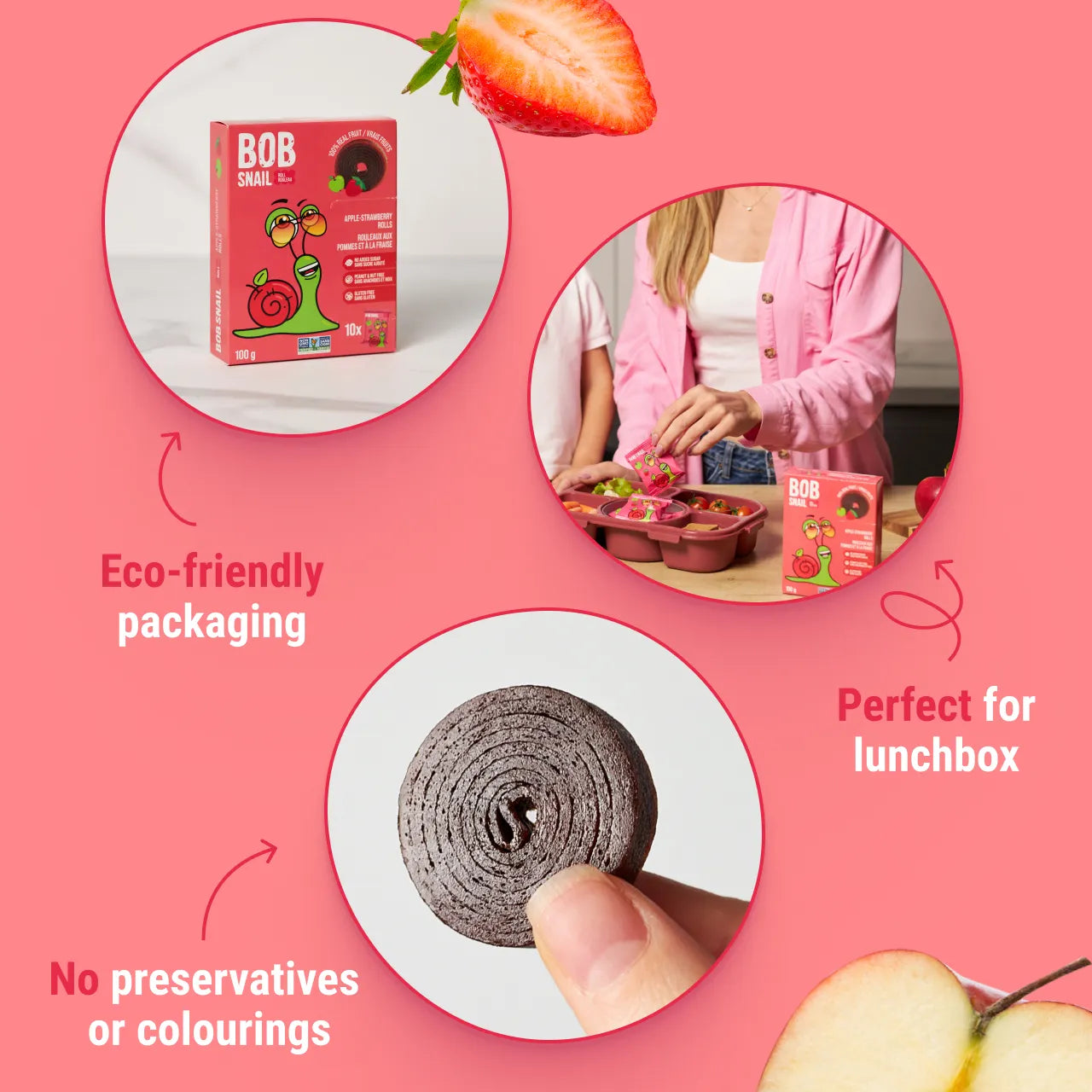 APPLE-STRAWBERRY FRUIT ROLLS