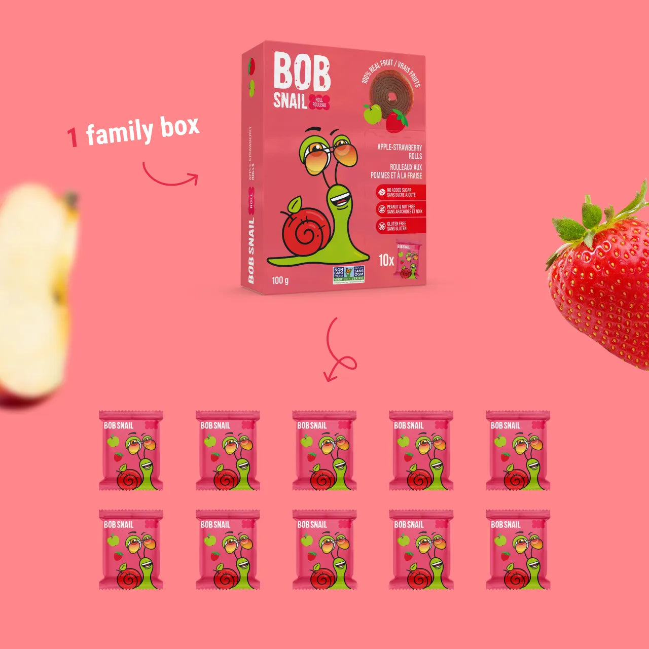 APPLE-STRAWBERRY FRUIT ROLLS