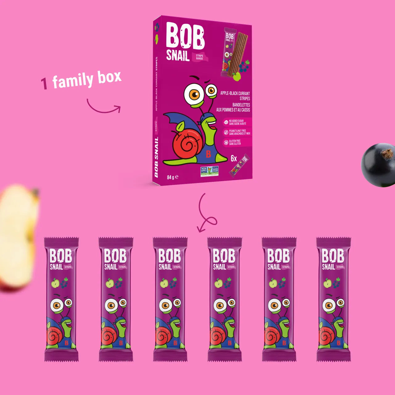 APPLE-BLACK CURRANT STRIPE