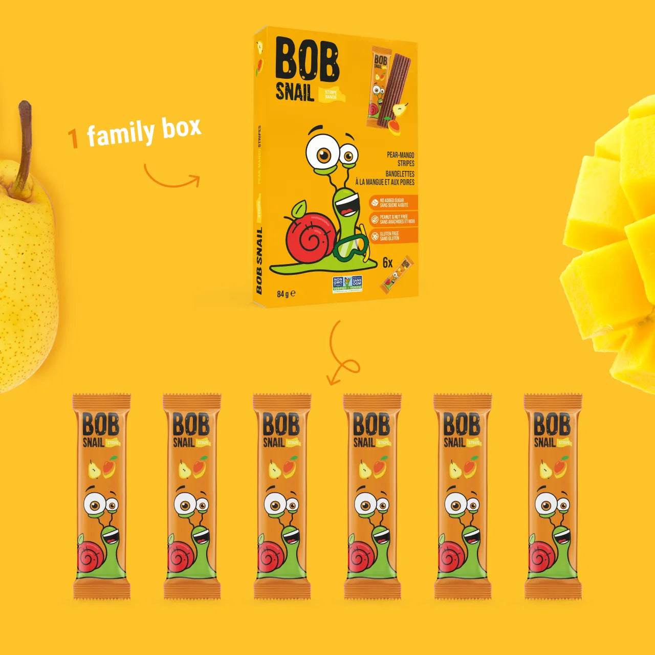 PEAR-MANGO STRIPE