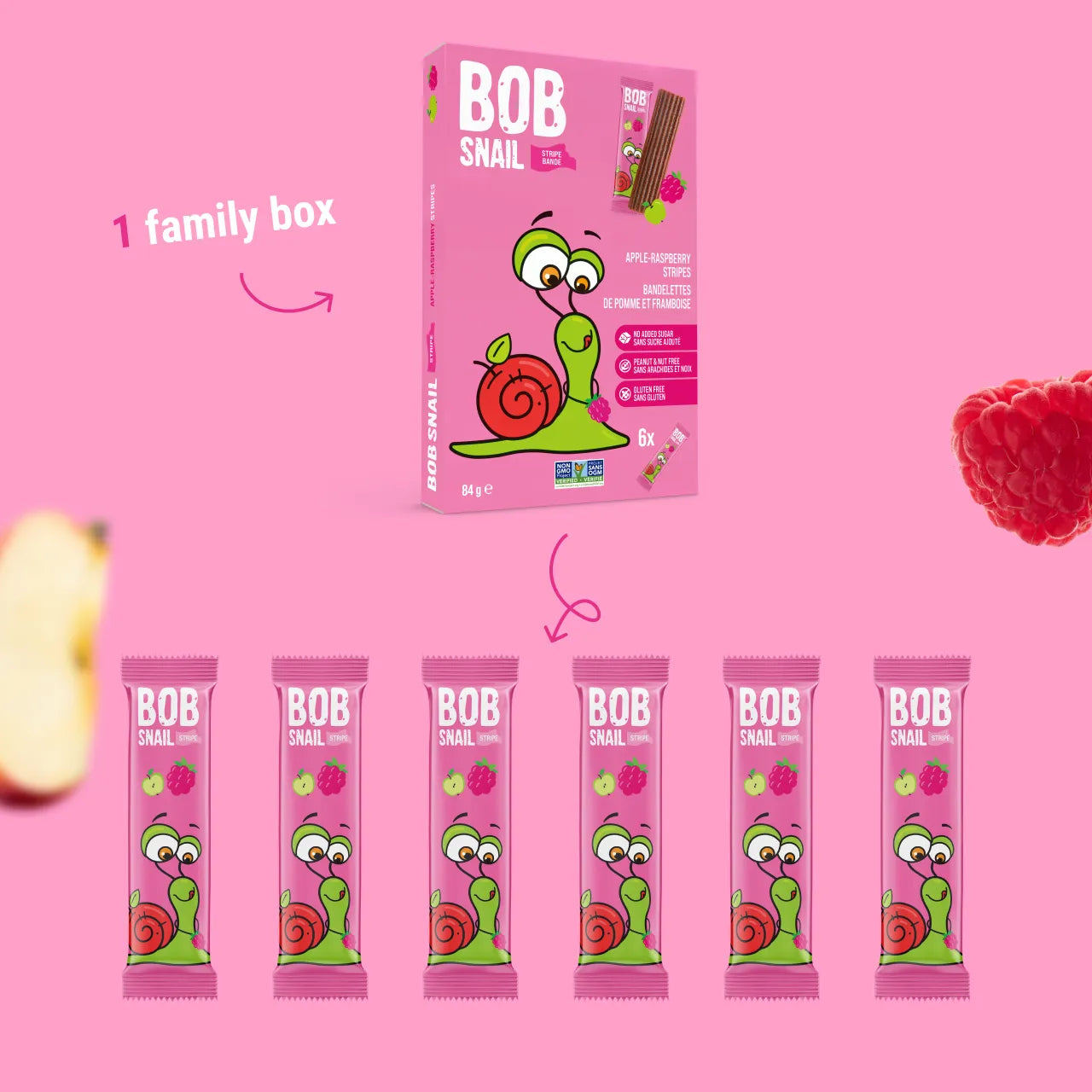 APPLE-RASPBERRY STRIPE