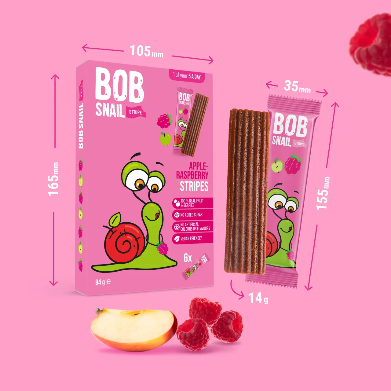 APPLE-RASPBERRY STRIPE