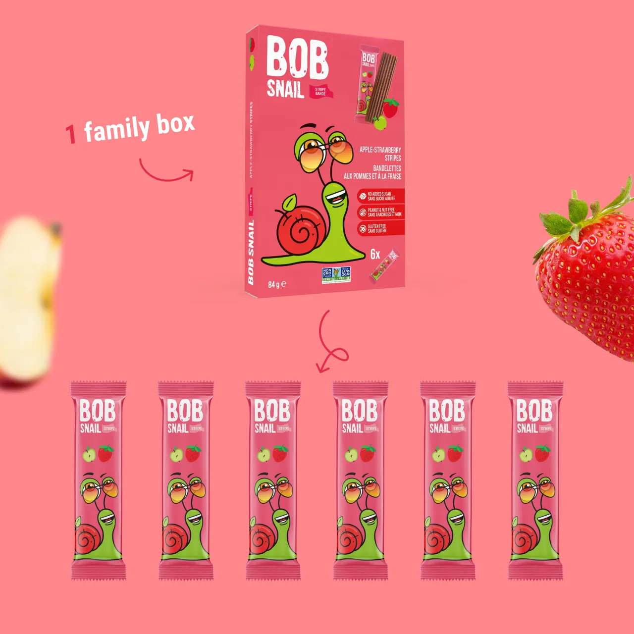 APPLE-STRAWBERRY STRIPE
