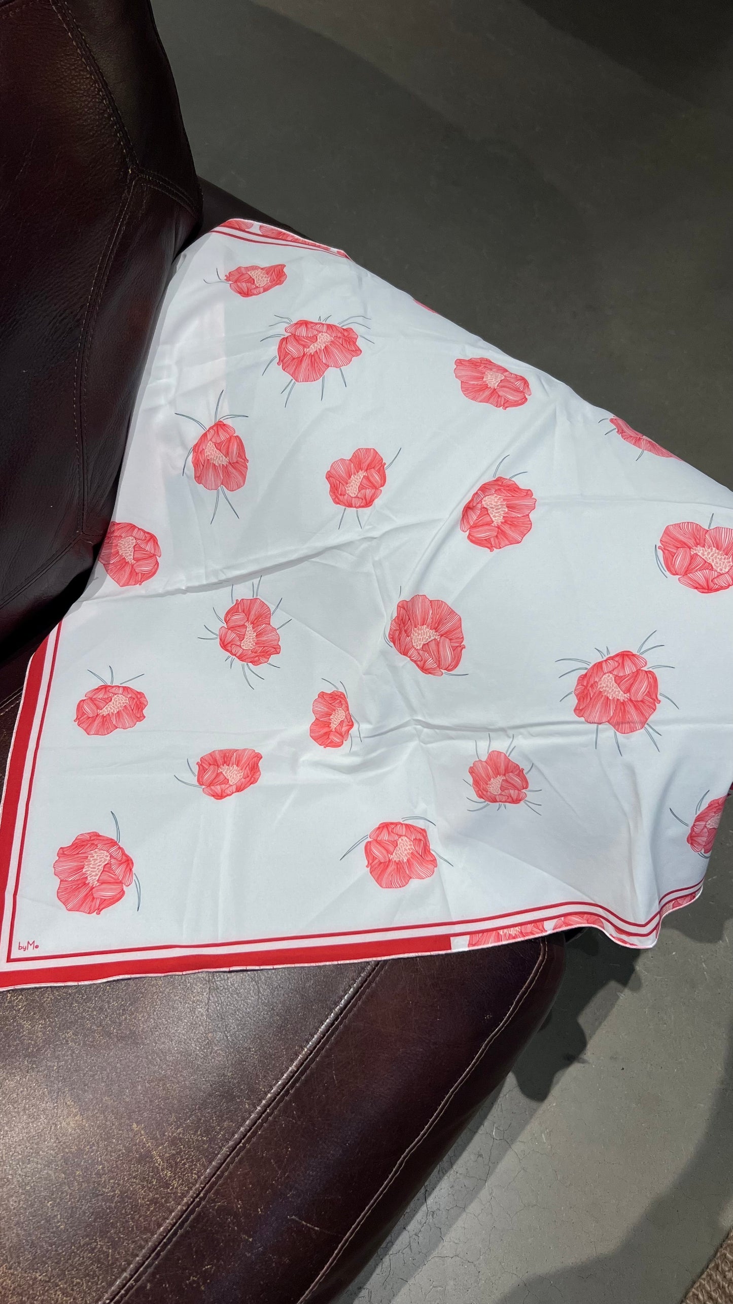 Handkerchief “Peonies”