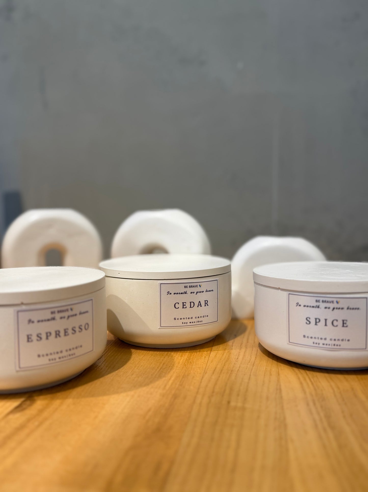 Scented Candle β Espresso β in a clay pot