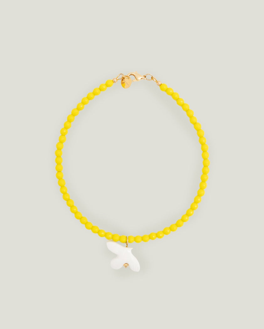 ZABAVA necklace with a porcelain bird