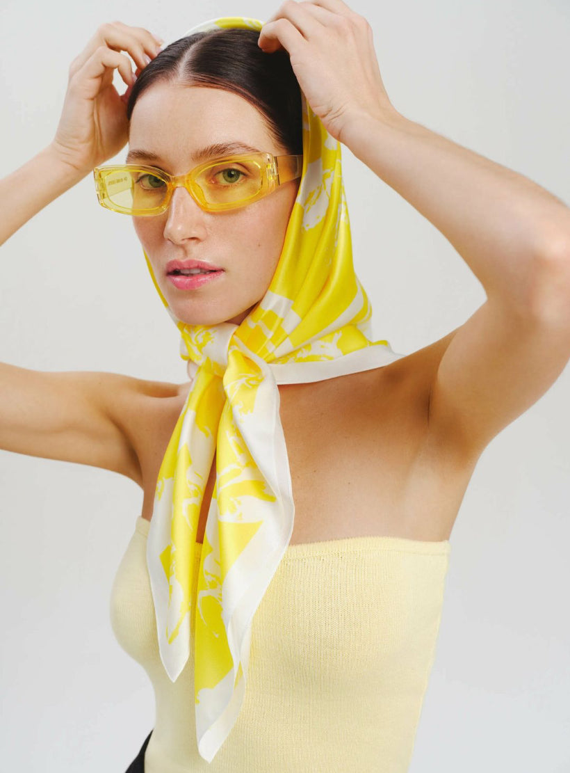 Premium silk scarf” “Temptation”