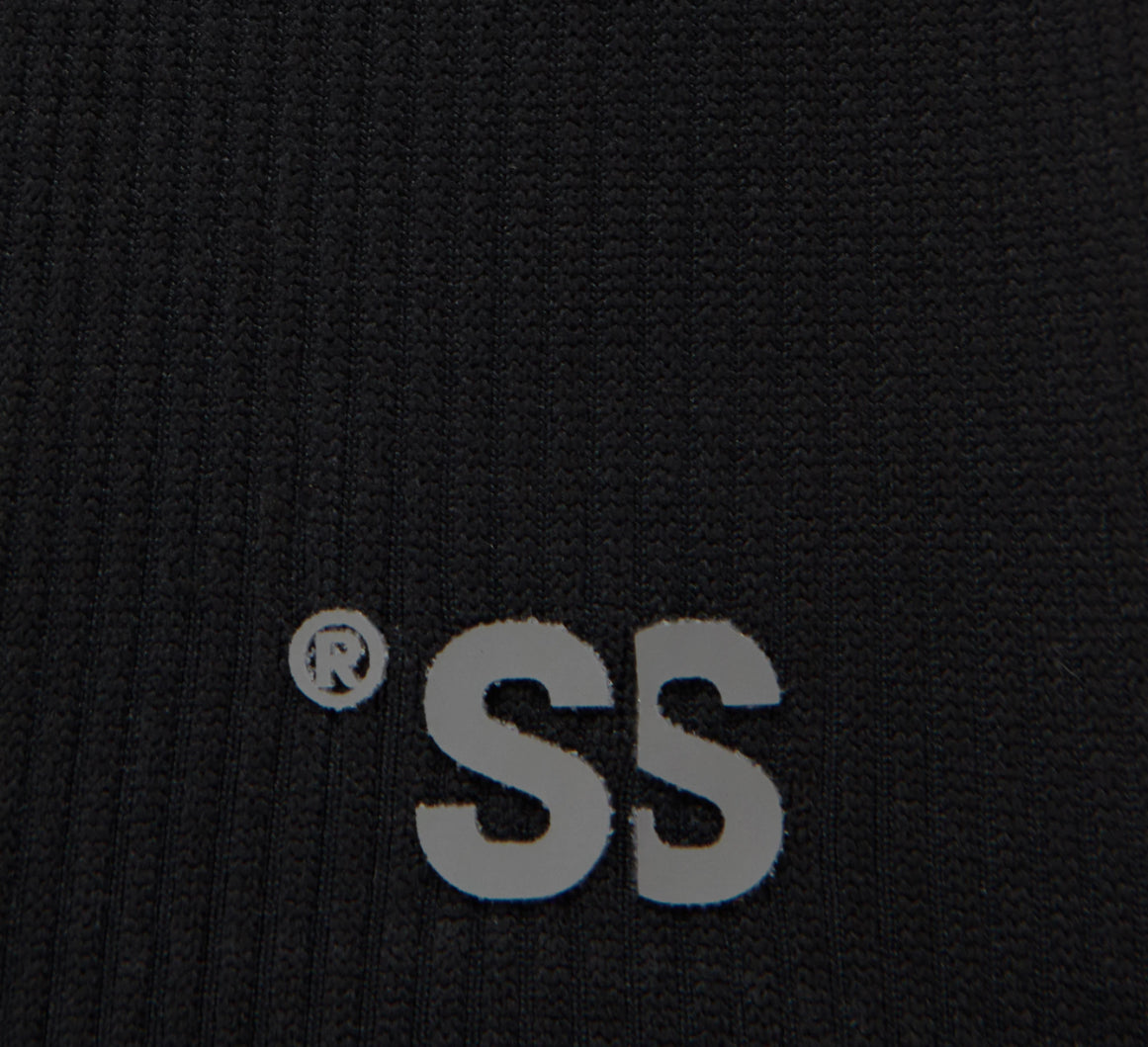 DARK GRAPHITE SEAMLESS RIBBED LEGGINGS