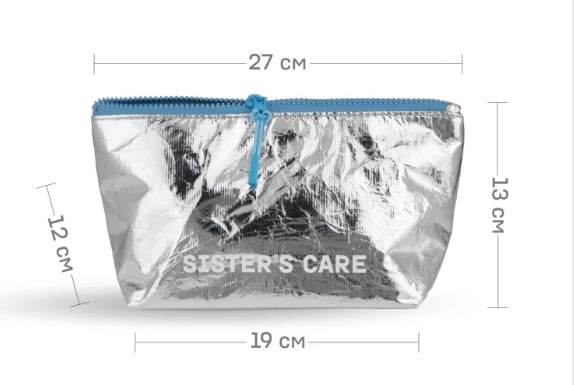 SISTER'S CARE COSMETIC BAG BLUE