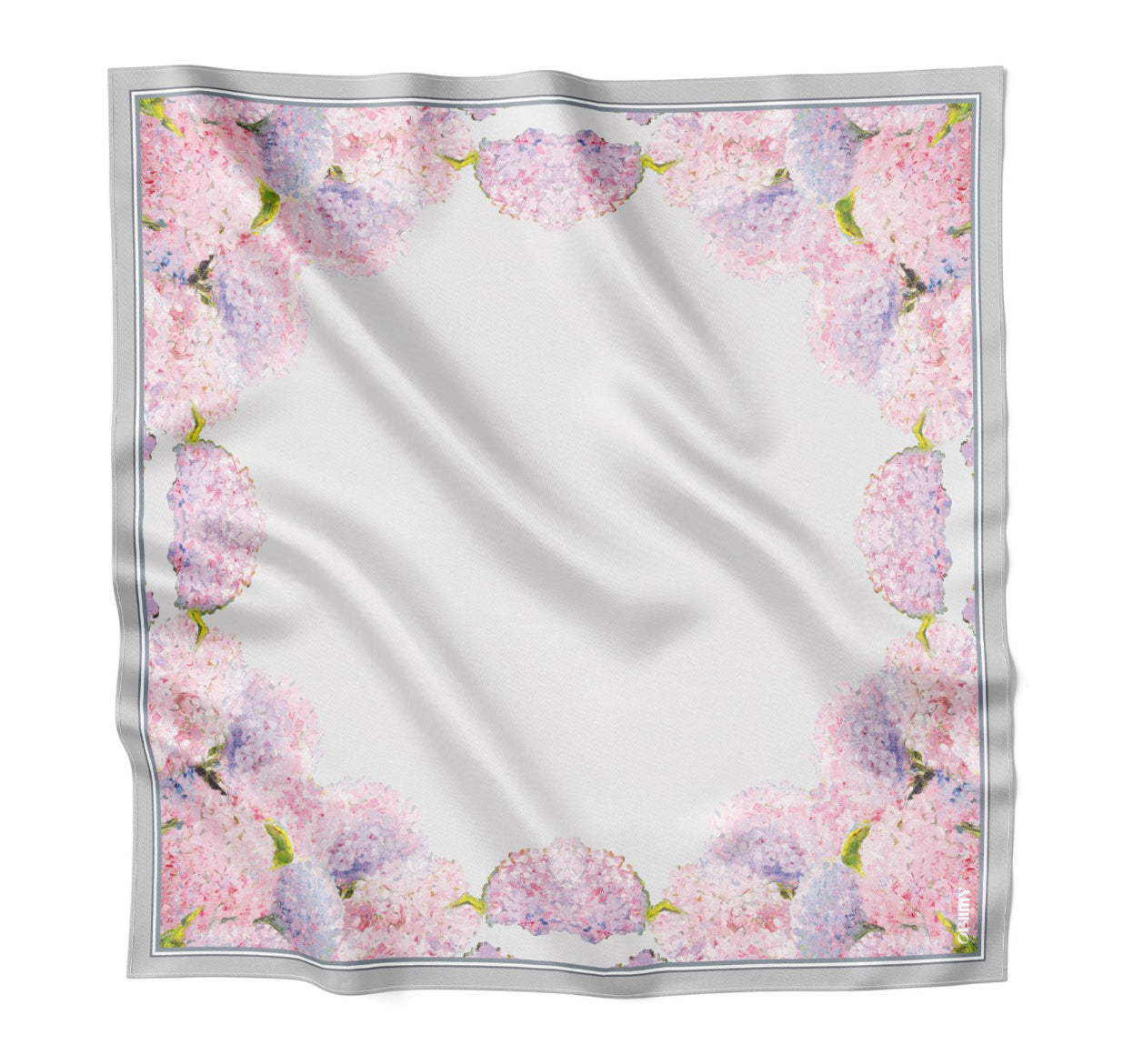 Premium silk scarf “Between us”