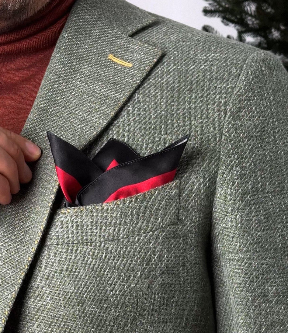 Silk scarf pashé “Red”