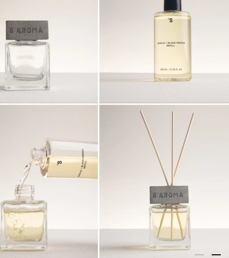 REFIL | BASILIC AND BLACK PEPPER