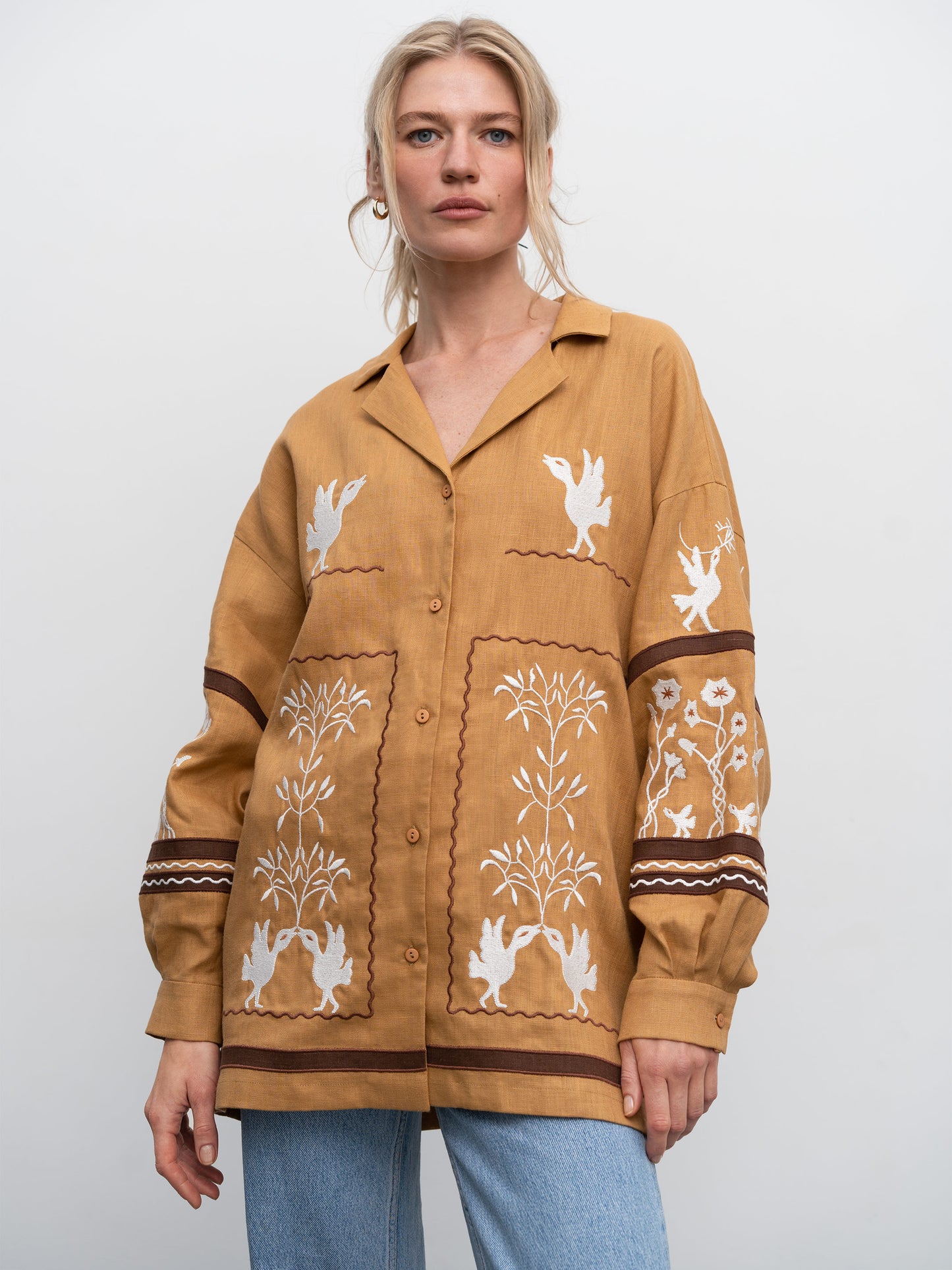 Women's embroidered shirt dedicated to Skovoroda Bayka