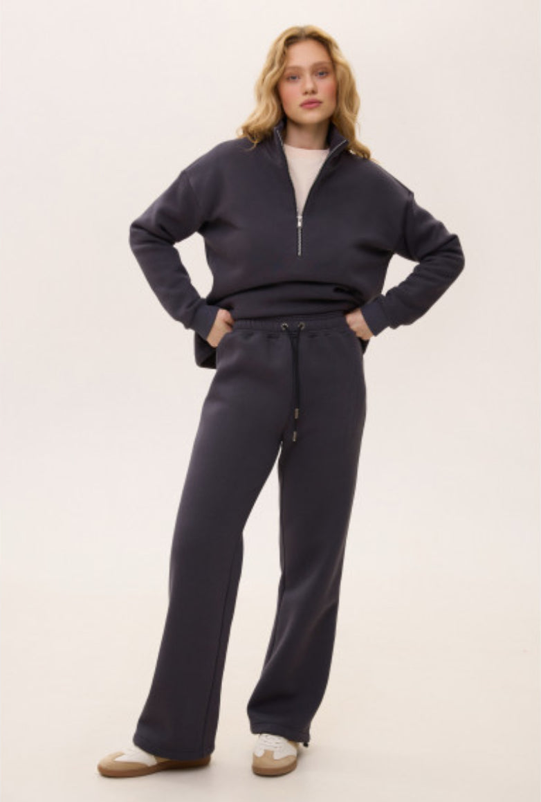 Charcoal Footer Polo Tracksuit