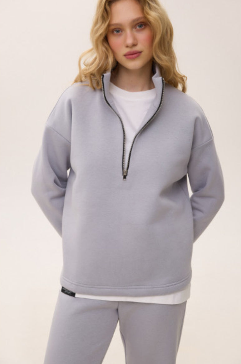 Gray Footer Polo Tracksuit