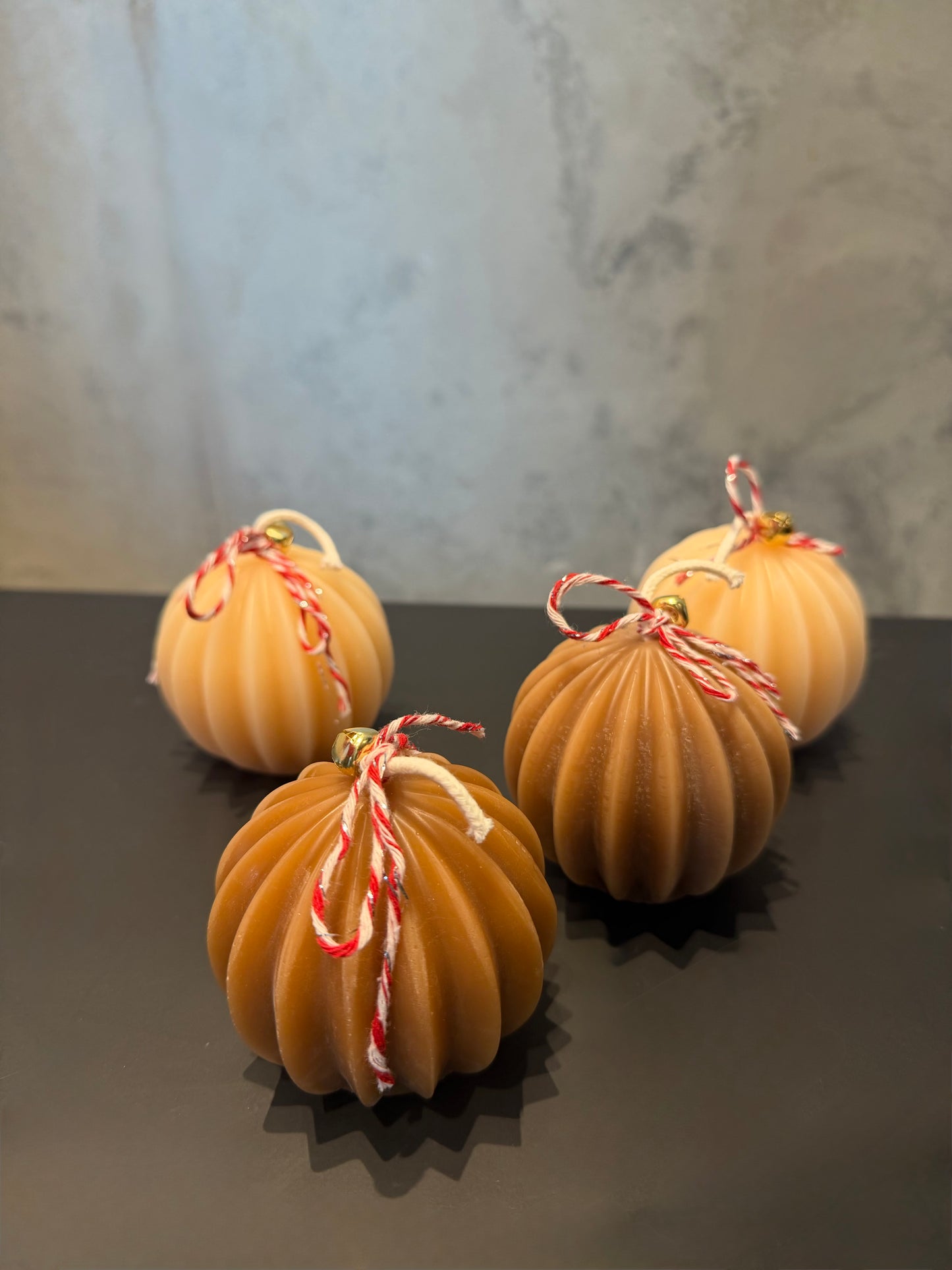 Candle “Christmas Ornament” | Natural Yellow