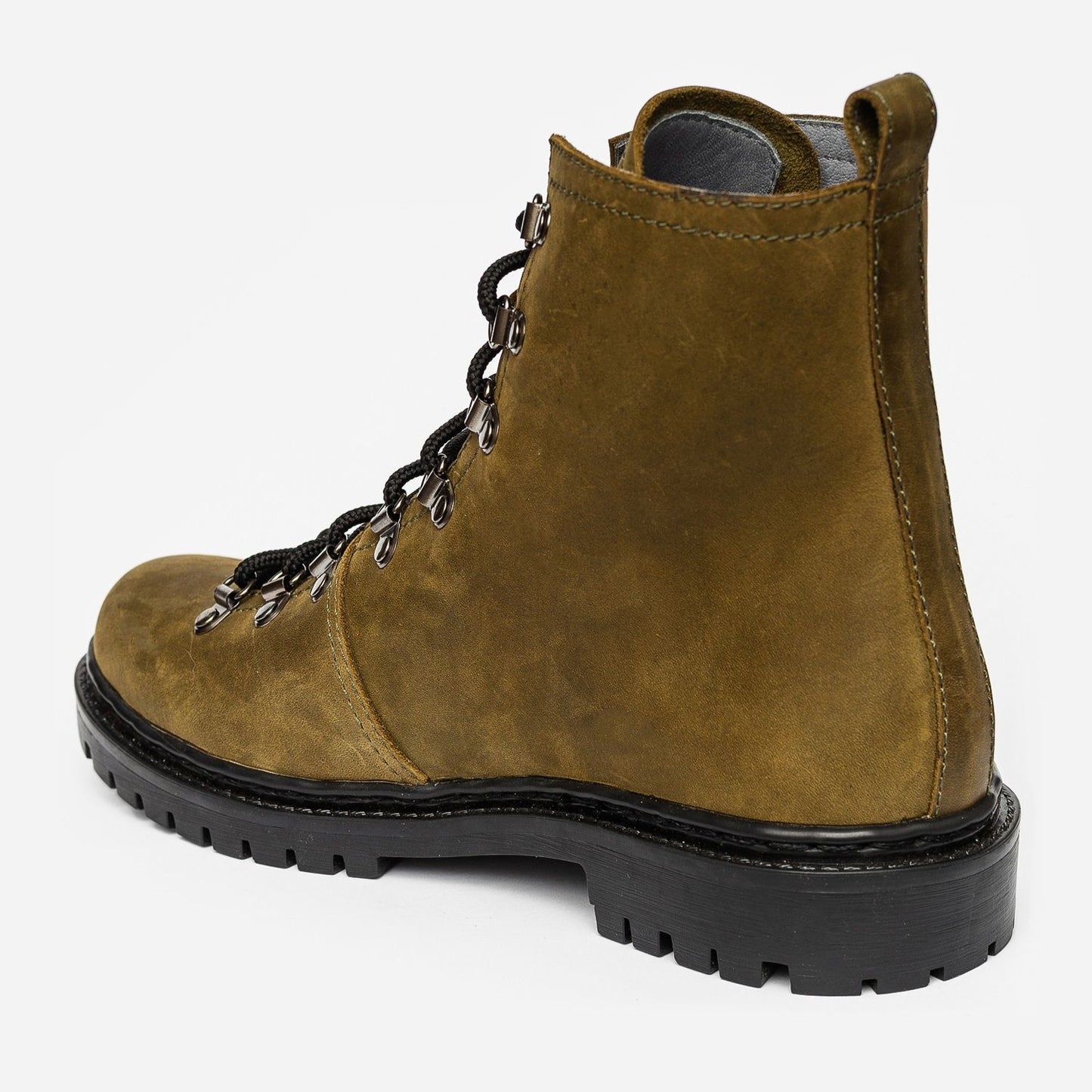 Leather Boots Skates Crazy Horse (khaki)