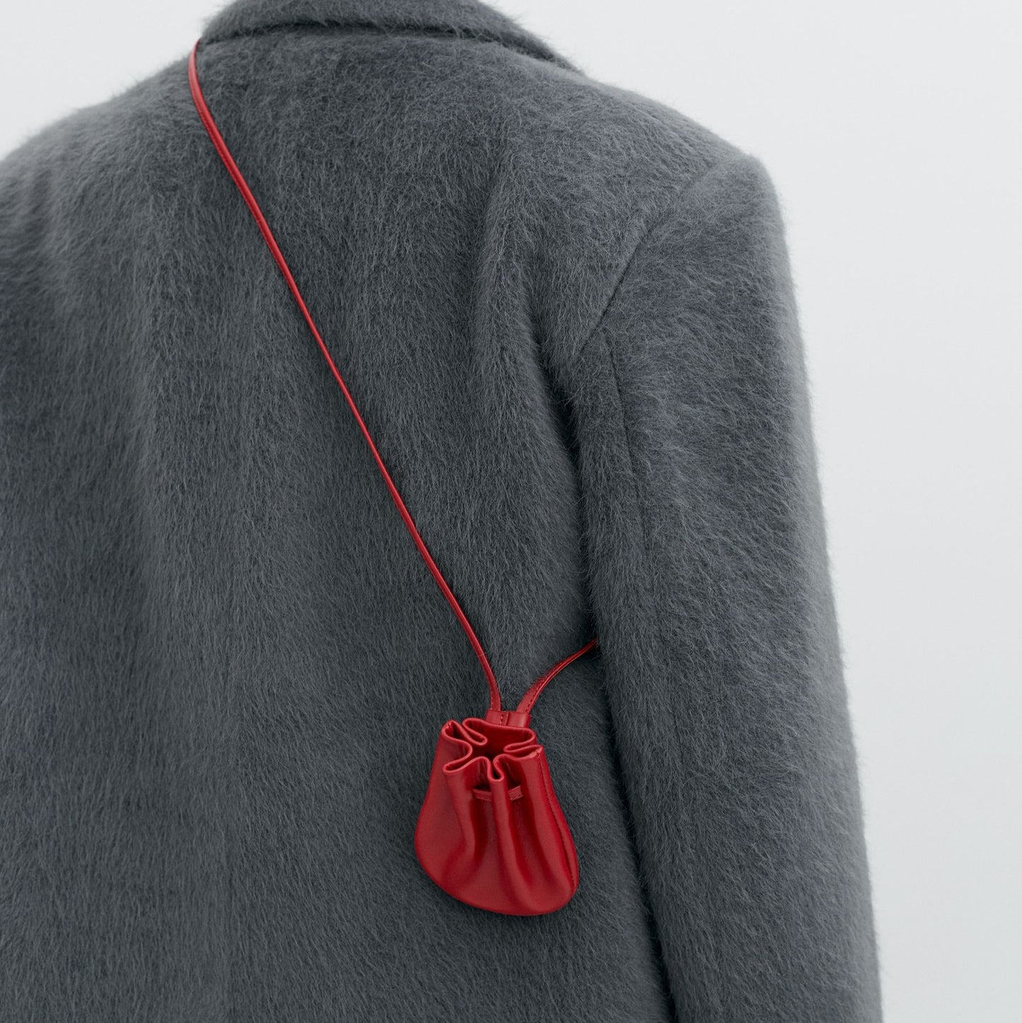 Leather Micro Pouch Bag