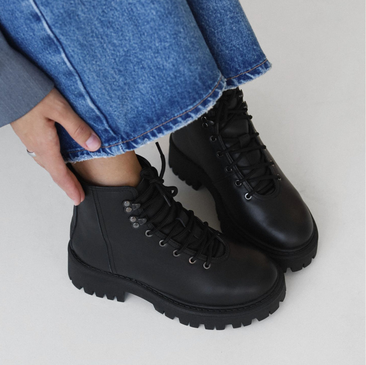 Leather Boots Skates (Fleece)