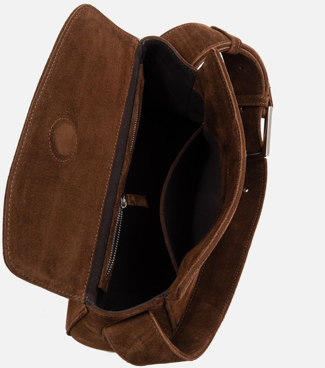Suede Baguette mini Bag (bruciatto)