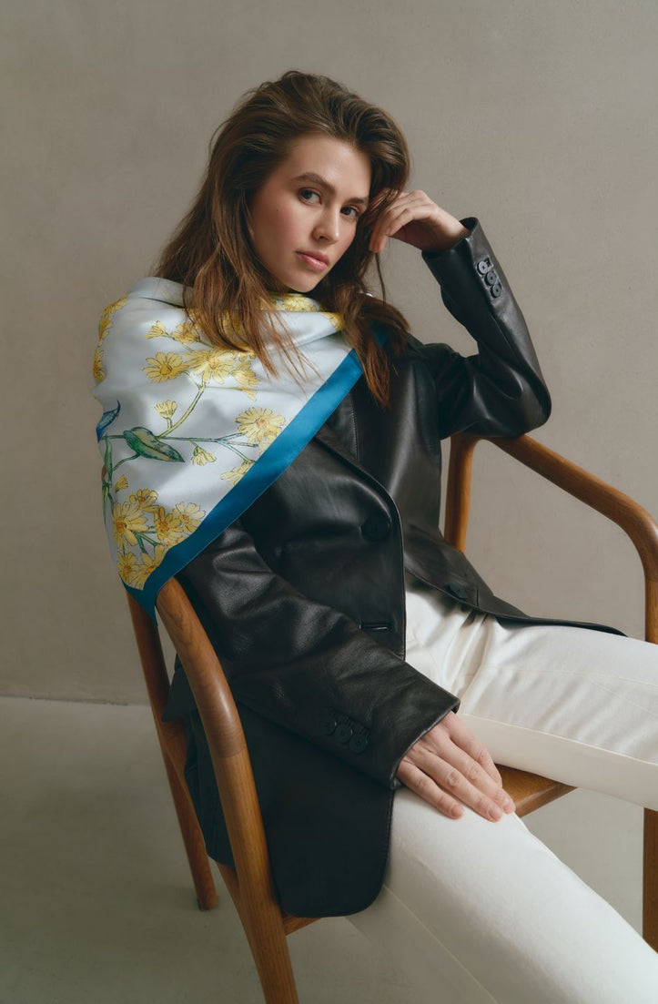 Silk scarf "Exaltation"