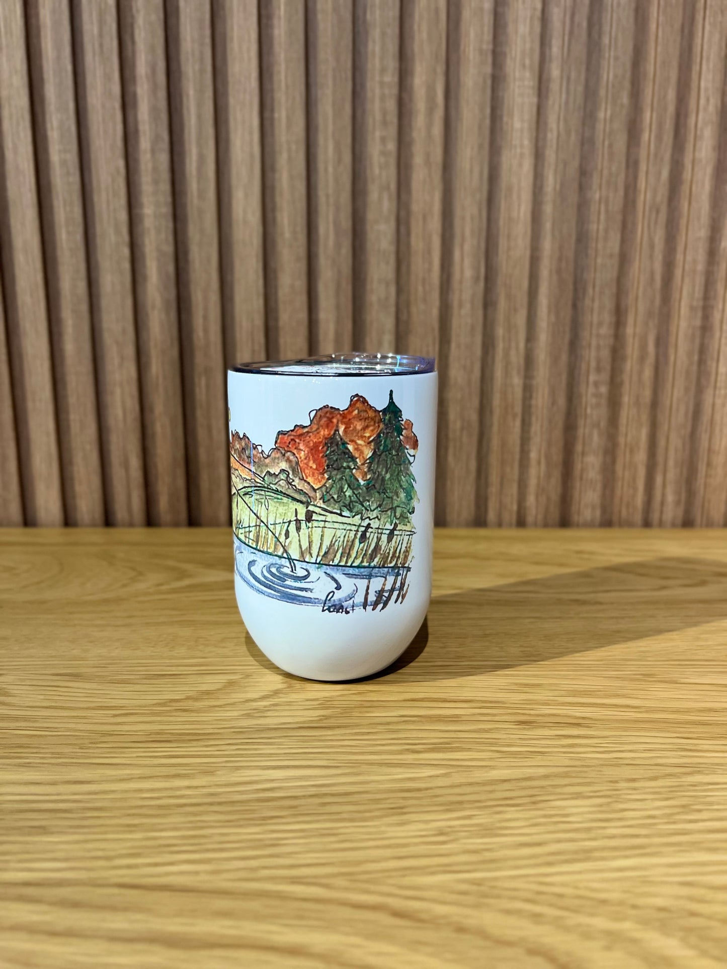 Double wall vacuum mug “Fishing”