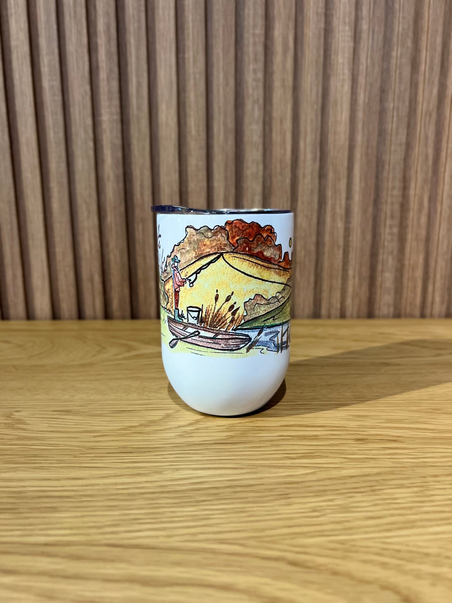 Double wall vacuum mug “Fishing”