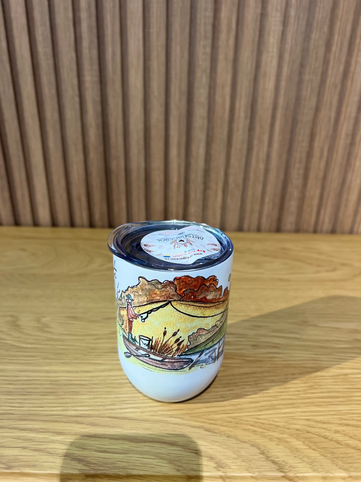 Double wall vacuum mug “Fishing”