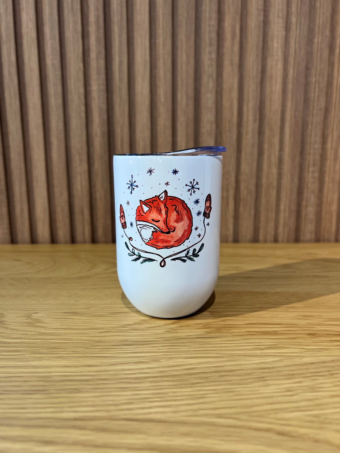 Double wall vacuum mug “Cozy Hole”