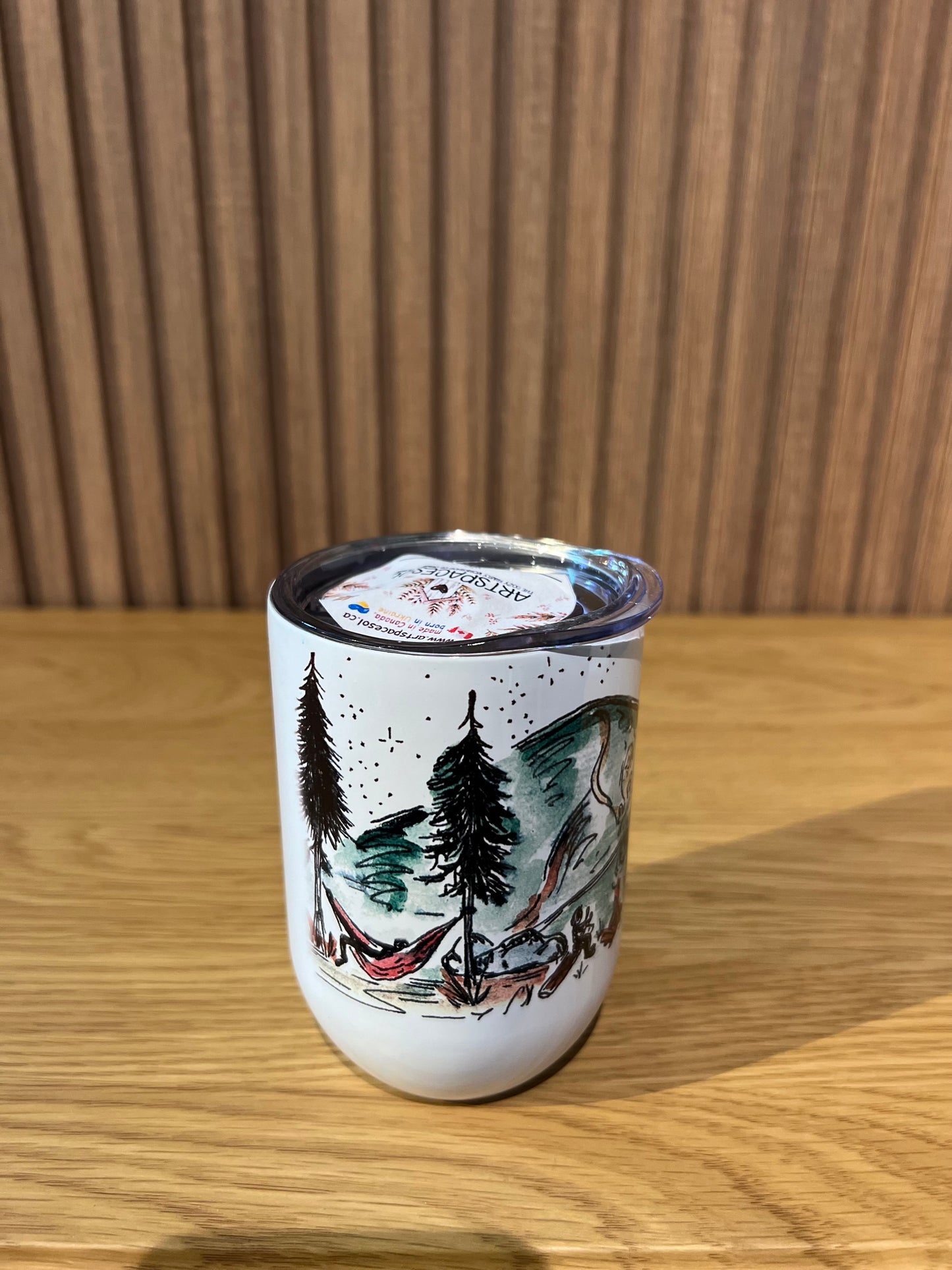 Double wall vacuum mug “ Camping”