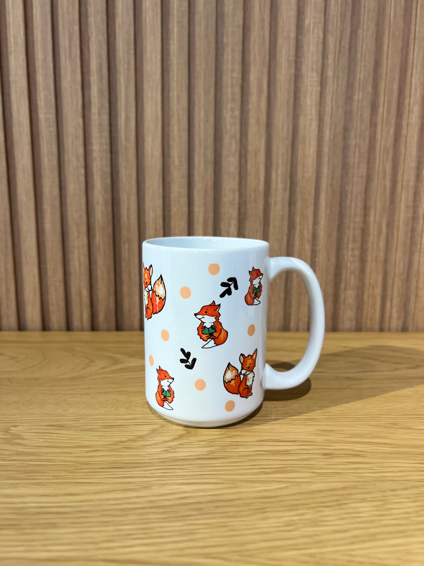 Ceramic mug “Foxes”