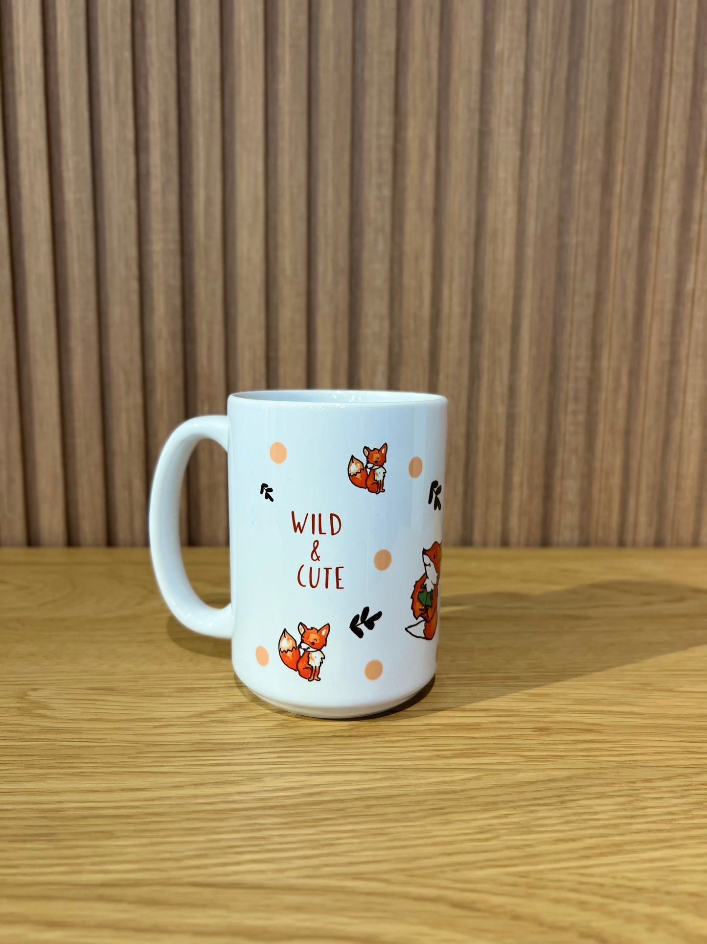 Ceramic mug “Foxes”