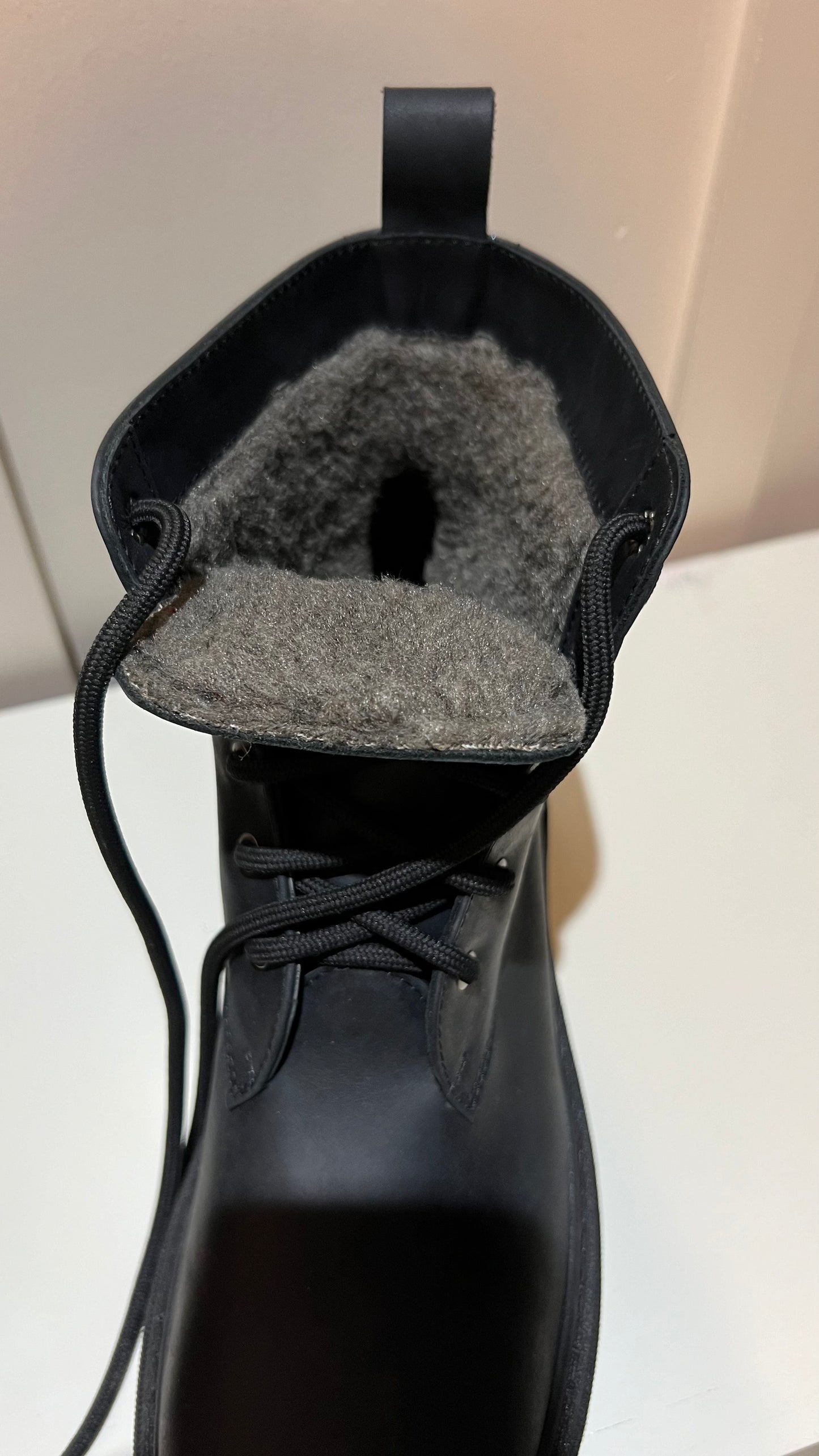 Black Crazy Horse Boots