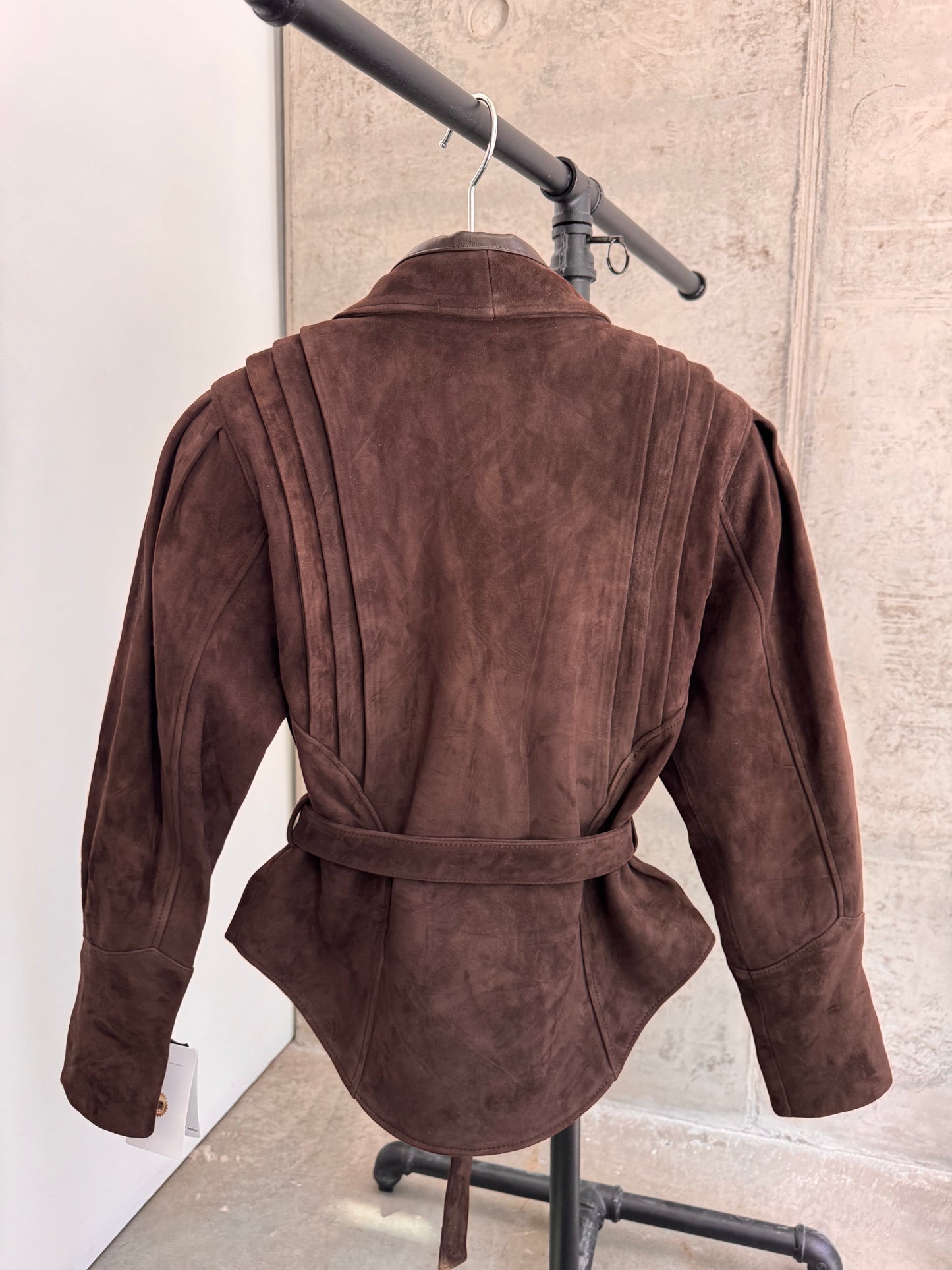 Сoffee suede jacket