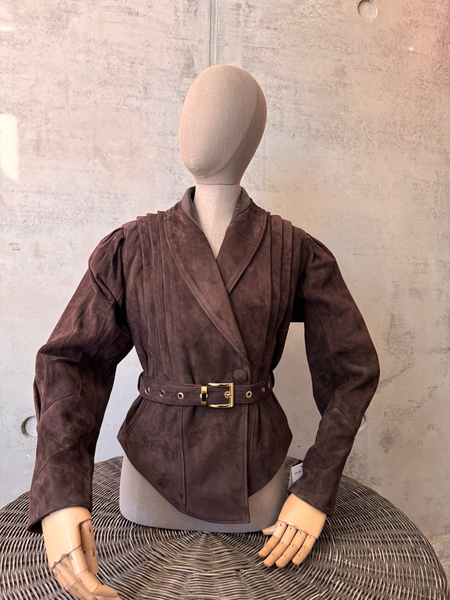 Сoffee suede jacket